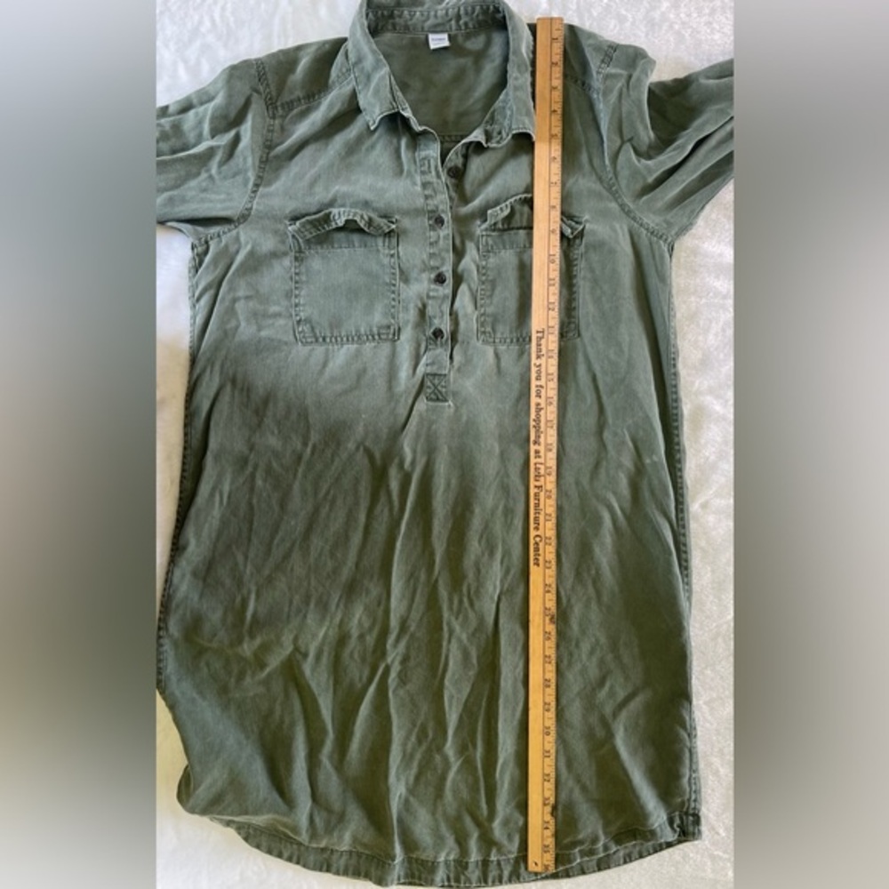 Old Navy Green Long Sleeve Dress - Picture 3 of 4
